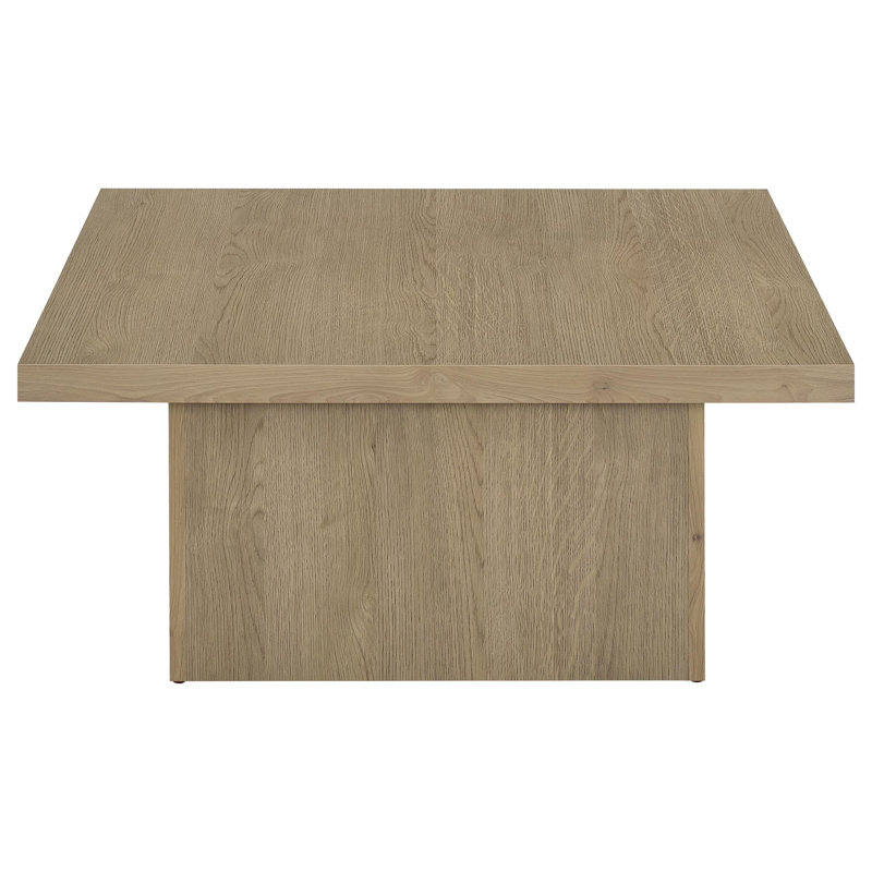 Ensemble de tables basses 3 pièces Devar, Café au lait, 3 pièces: 2 tables de bout, table basse