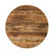 Table de bout en bois et fer