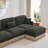 Comfy Chenille Leopard Printing Loveseat Sofa,Delicate Tassel Edge,Modern Fashion Modular Sectional Couch,Ergonomic Back And Seat Design, Easy Assembly,Deep Seat Couch For Living Room,Green Black-624404854