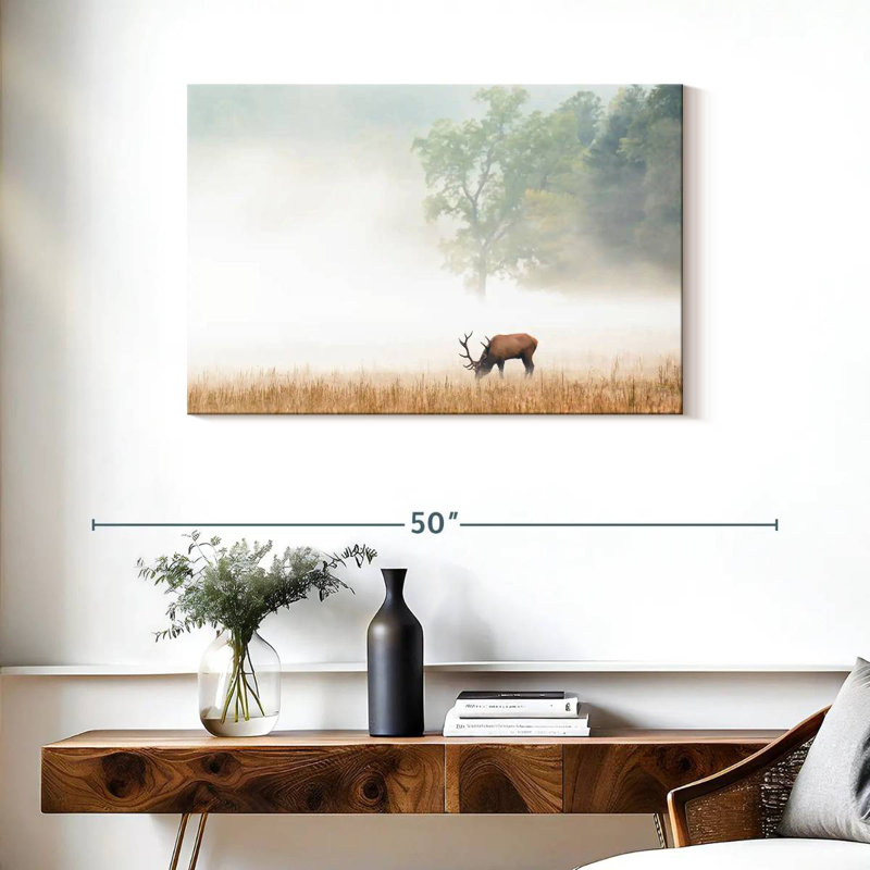 Cataloochee Elk, 24" H x 36" W