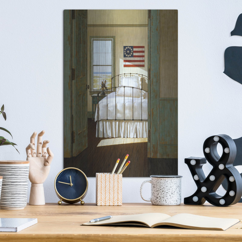 «Beach House Bedroom» par Zhen-Huan Lu, H 16 po x l 12 po