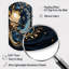 Liquide spirale à encre V - horloges abstraites en métal de forme irrégulière, horloge murale asymétrique en métal bleu sarcelle-105568171