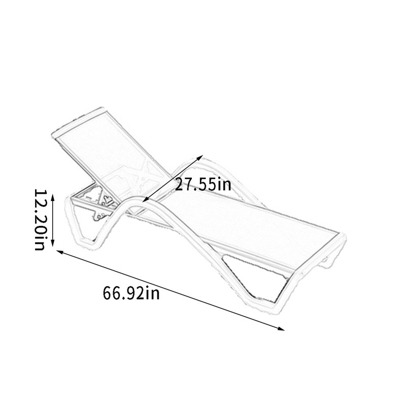 Norha Outdoor Chaise Lounge