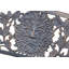 100% Cast Iron Bench with Greenman Theme
