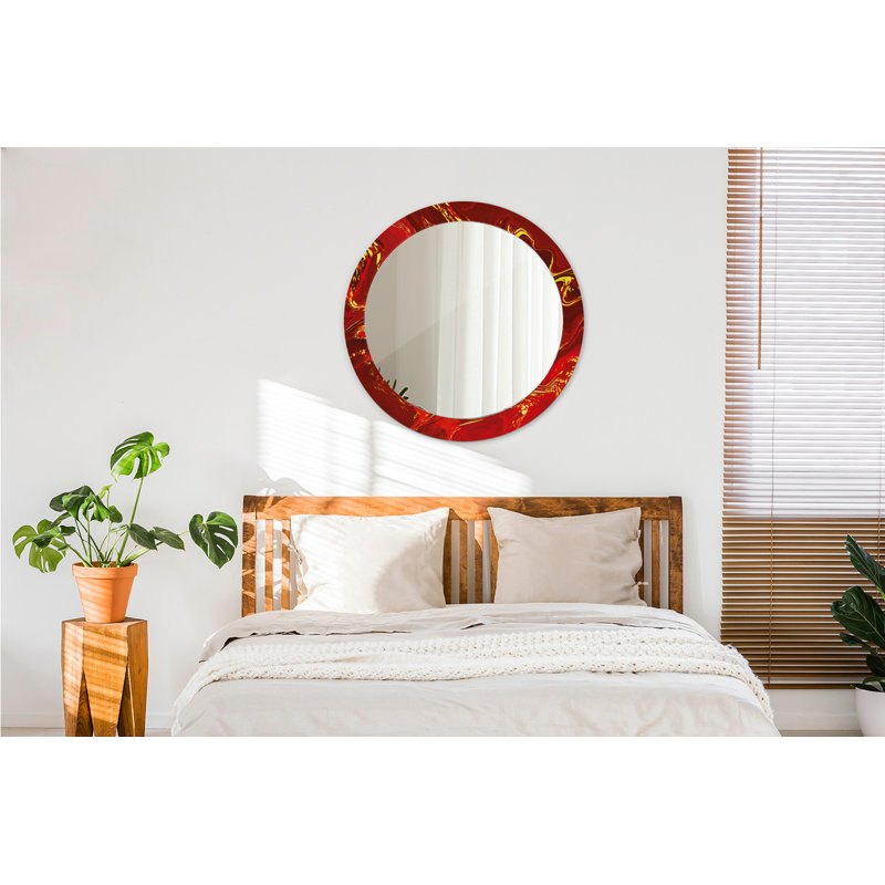 Huldar Glass Flat Wall Mirror