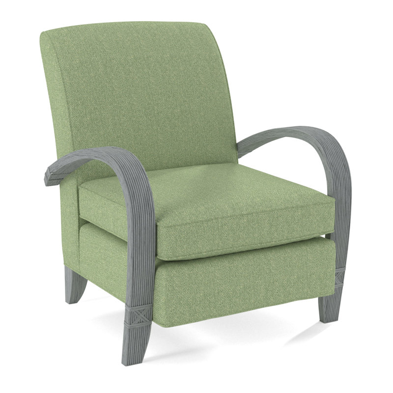 Vero Armchair, White Sugar Performance; 0863-91, Nickel