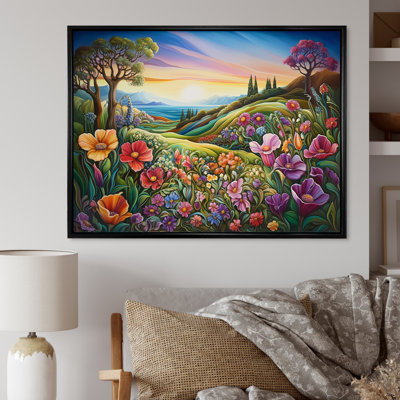 " Celebration Of Spring Countryside Wildflowers I "