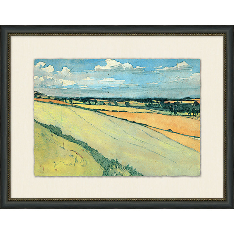 From the Plains - Peinture encadrée sur papier