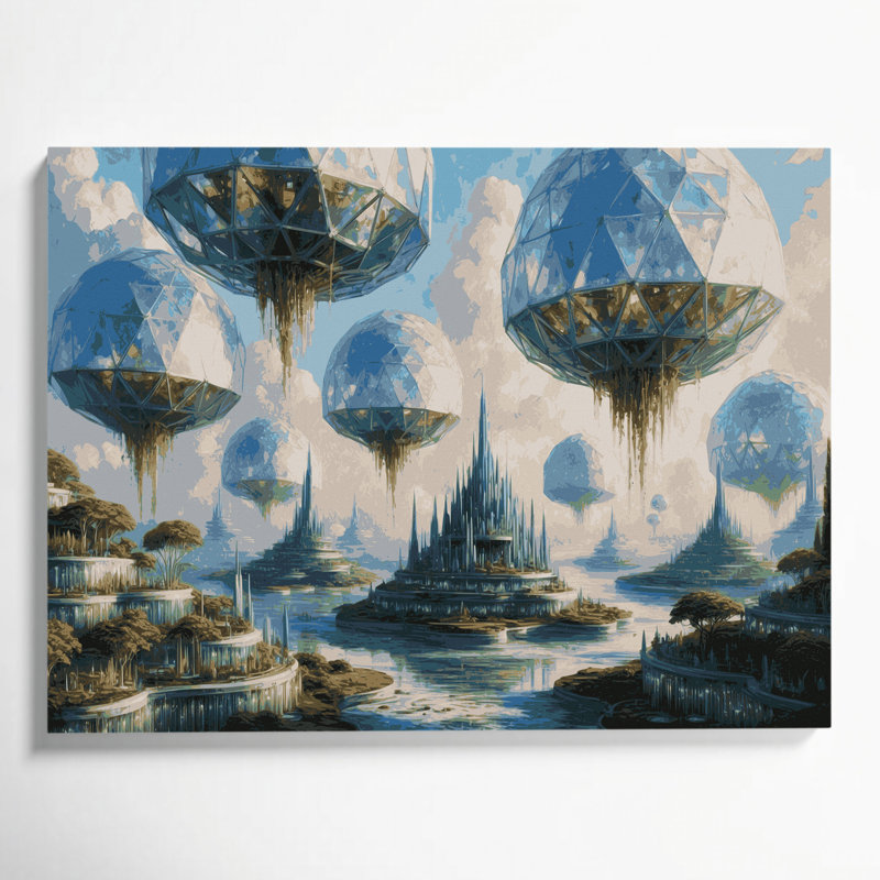 Art mural sur toile Sci Fi Dome