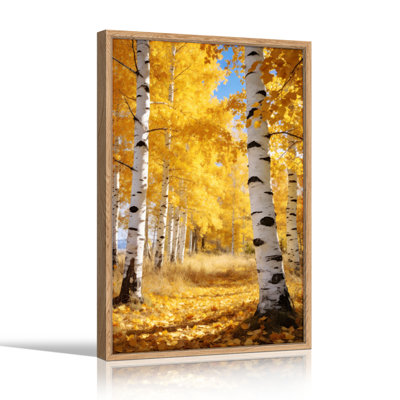 Tableau encadré sur toile « Boule d'automne », 1 pièce, 32 x 48 pouces