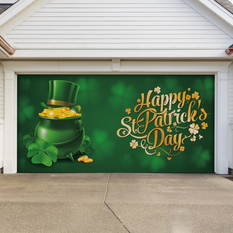 Murale de porte joyeuse st. patrick