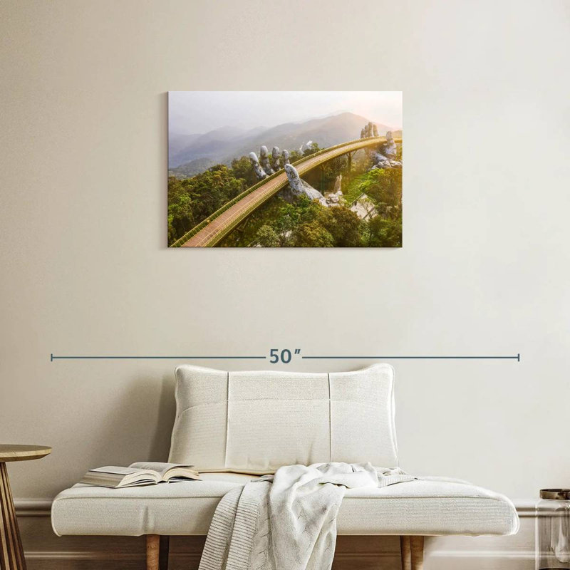 Lilie Vietnam Hands Bridge, 20" H x 30" W