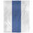 Blanc / Bleu royal