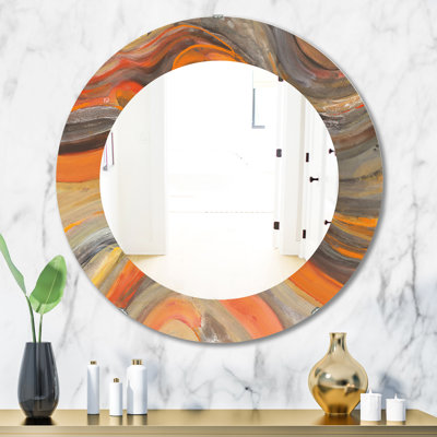 Miroir d'appoint abstrait