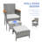Lyydia 4 - Person Modular Patio Conversation Set with Cushions-9683015-11242531