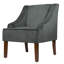 Daryann Savoy Swoop Upholstered Velvet Armchair-159148470-159148285