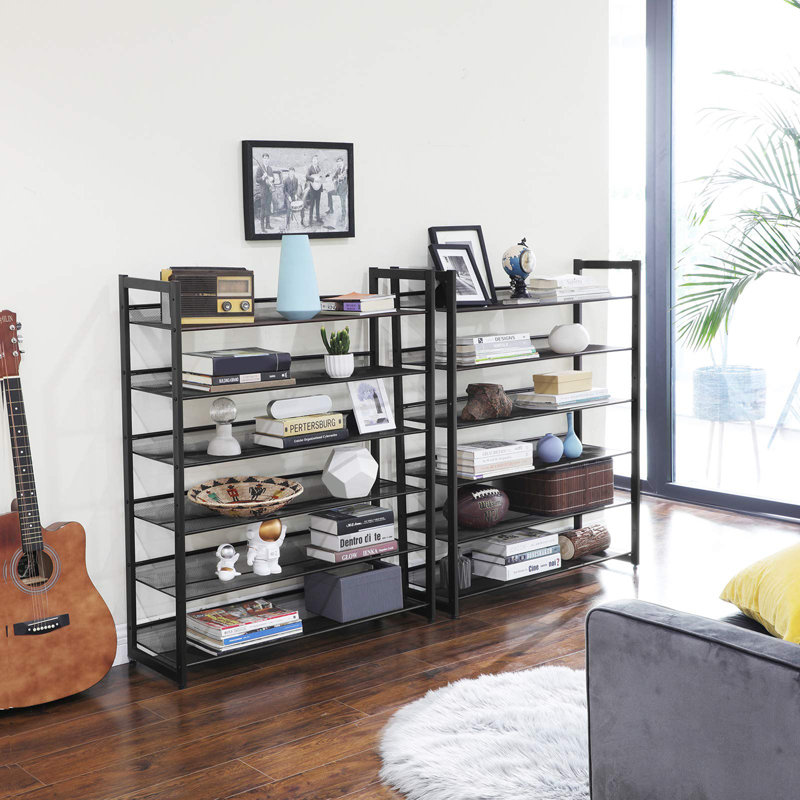 60 Pair Stackable Shoe Rack
