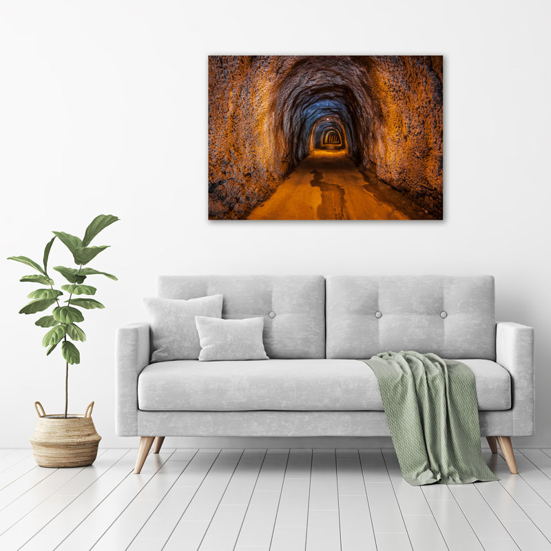 Underground Tunnel - Wrapped Canvas Print