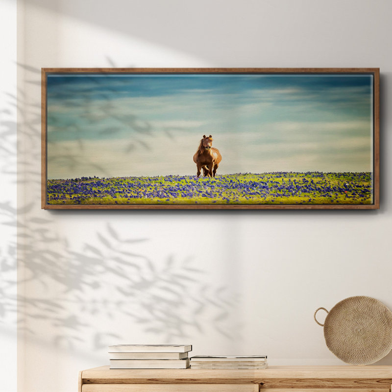 Sunlit Midwest II- Framed Canvas, 20" H x 50" W