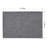 4-Pack Solid Linen Rectangular Placemats-2088139348