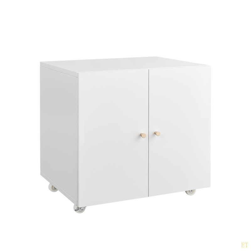 Home Office Printer Stand With Wheels, Printer Tables With File Door  Mobile Lateral Filing Cabinet With Open Storage Shelf For Letter/Legal/A4 Size Files
