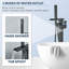 Floor Waterfall Faucet with Diverter