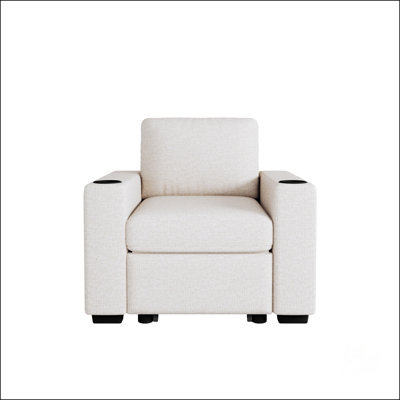 Modern Sofa Pull-Out Sofa Bed Couch For Living Room, Beige, Space-Saving And Comfortable Design