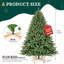 Artificial Christmas Tree with Wooden Stand-1793110767