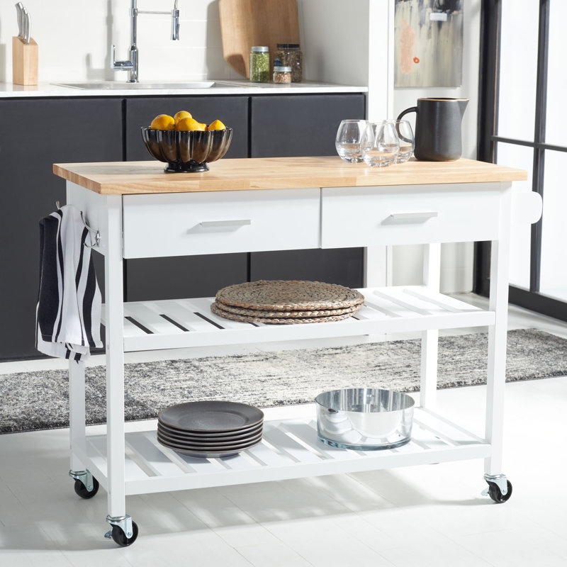 Kiko Wood Kitchen Cart