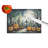 Graveyard Spooky Halloween Glass Cutting Board Large