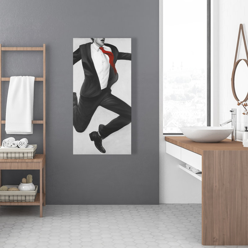 «Happy Classic Man» - Toile figurative pour décoration intérieure