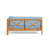 Patio X-Back Right Corner Bench, Blue-703533189