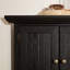 Armoire de rangement d'angle avec tablettes, idéale pour la salle de bain, le salon et l'organisation de la cuisine