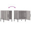 Naidu 40cm W Iron Bedside Table-961057881