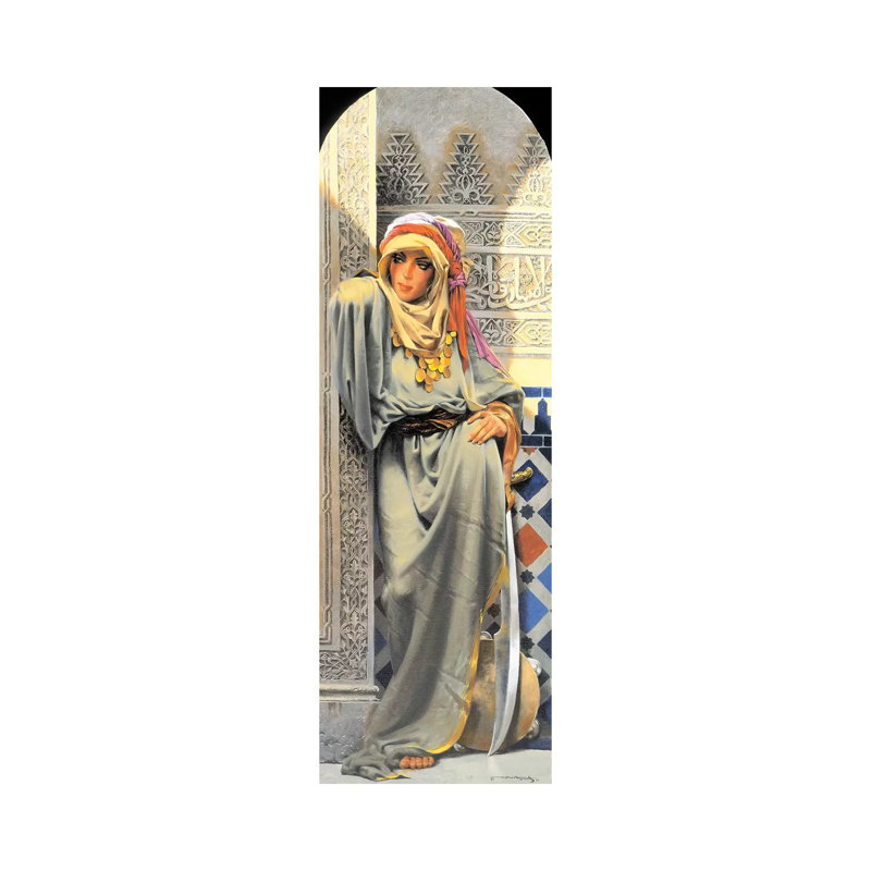 Sword Dancer by Maher Morcos - Wrapped Canvas Panoramic Painting, 30.48 cm H x 91.44 cm W x 1.91 cm D