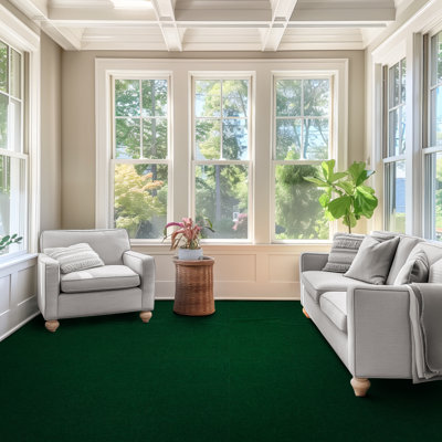 18" x 18" Indoor/Outdoor, Peel and Stick Carpet Tile,  Polyester, (Pack of 16) (36 sqft/Box)