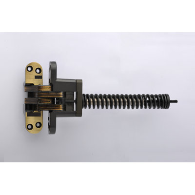 Invisible Spring Closers 4.6" H x 1.12" W Invisible/Concealed Single Door Hinge