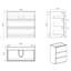 Armoire de salle de bain en noyer - 36 po avec lavabo, spacieuse pour salle de bain moderne 36 po, grands tiroirs-948449816-948449820-948449821