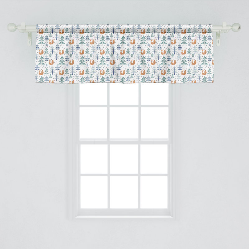 Multicolore Ambesonne Nature Cantonnière, L 54 po x L 12 po