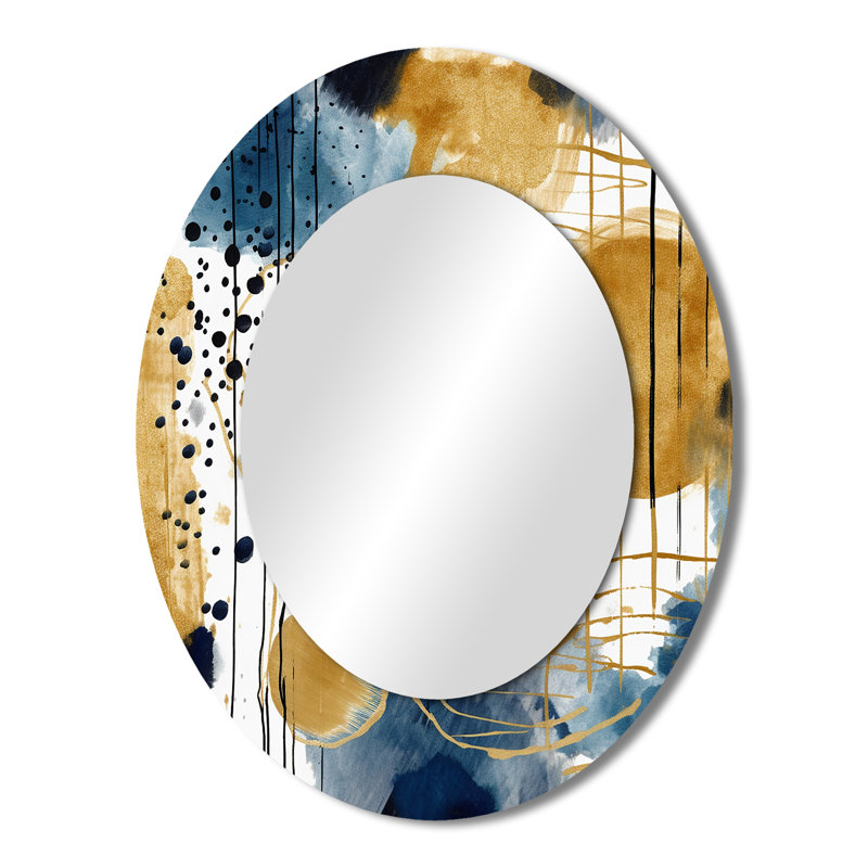 Kiesel - Abstract Metal Mirror, 43" x 33"