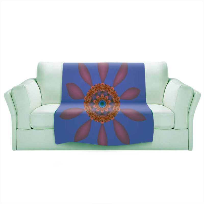 Hand Woven Throw Blanket, 51" x 60"