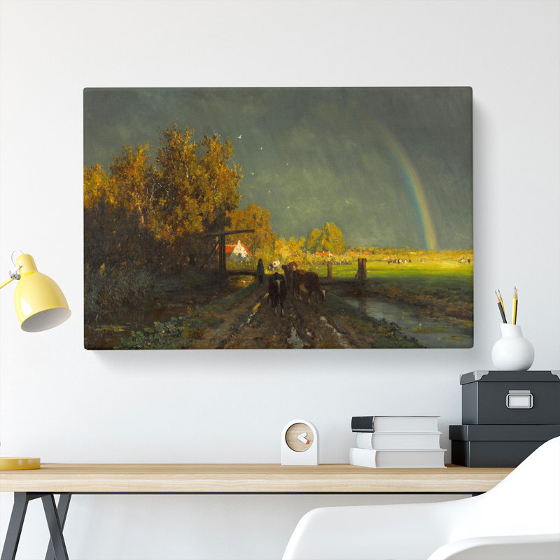 The Rainbow by Willem Roelofs - Wrapped Canvas, 35cm H x 50cm W x 3cm D