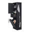 Grande armoire de rangement moderne - compartiment inclinable, tablettes réglables-1219414465