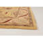 Tapis unique en laine noué à la main or de 6 pi 3 po x 8 pi 10 po Kalona
