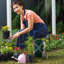 Ensemble d'outils de jardin Arm Your Garden - tabouret pliant d'une capacité de 250 lb, sac de 7 poches détachable et 5 outils de jardinage pour le sarclage et la plantation