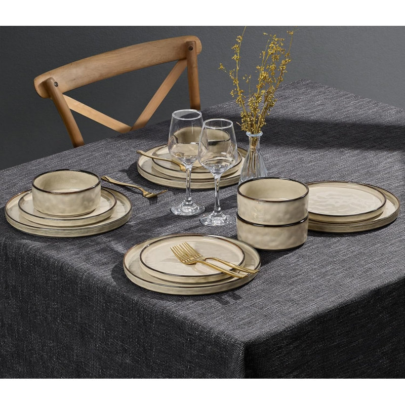 Stoneware Dinnerware - Service for 4