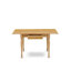 Ensemble de table de salle à manger 5 pièces comprenant une table de cuisine rectangulaire avec Dropleaf et 4 chaises de salle à manger, chêne-109972824