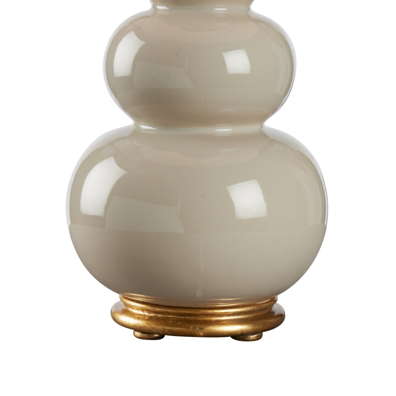 Denise Table Lamp, Beige/Gold