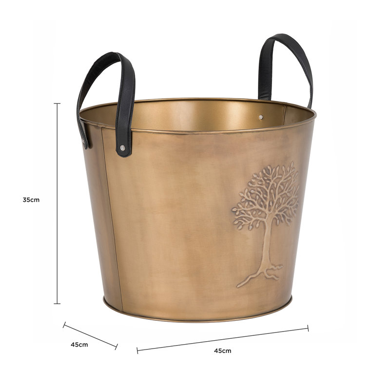 Armijo Iron Log Carrier, 13.78cm H x 17.72cm W x 17.72cm D