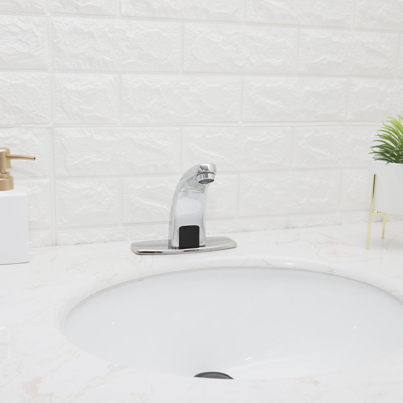 Robinet de lavabo automatique sans contact Dfi, Chrome poli
